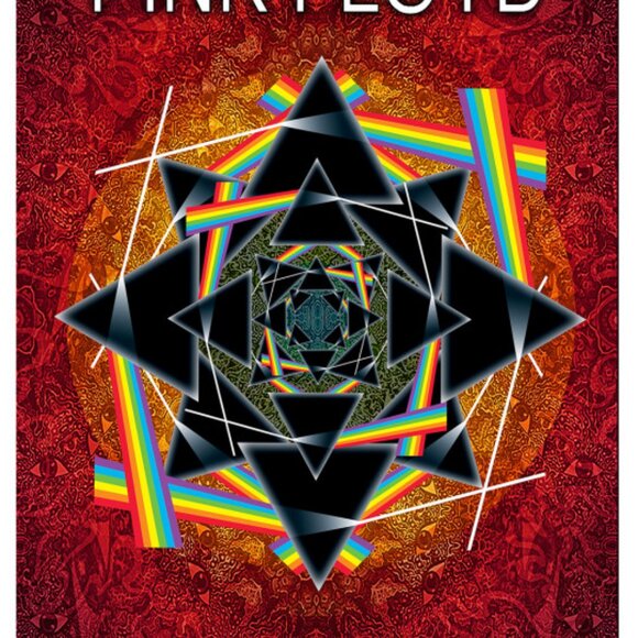 Pink Floyd Red Dark Side Tapestry ~ Officially Licensed ~ 30" x 45" ~ Brand New! - Picture 1 of 4